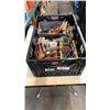 Image 1 : TRAY OF MEASURING TAPES, SHOP SUPPLIES, CAR FUSE SETS