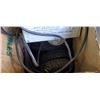 Image 3 : Box of cartwheels with shoprider 24 volt battery charger and metal cylinder