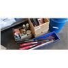 Image 1 : Lot of various Automotive fluids and struts