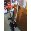 Image 1 : SNOWSHOVEL, RAKE, BROOM AND SHOVEL