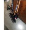 Image 2 : SNOWSHOVEL, RAKE, BROOM AND SHOVEL
