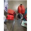 Image 1 : OUTDOOR GAMES, WATERING BULBS, 3 JERRY CANS AND ELECTRIC LANTERN