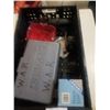 Image 3 : tray of dremels, attachments