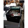 Image 1 : Folding crate fishing tackle, lead weight mold and more