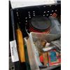 Image 2 : Folding crate fishing tackle, lead weight mold and more