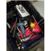 Image 3 : TRAY OF STANLEY INVERTER, BATTERY CHARGER, TROUBLE LIGHT