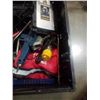Image 4 : TRAY OF STANLEY INVERTER, BATTERY CHARGER, TROUBLE LIGHT