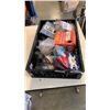 Image 1 : TRAY OF SHOP HARDWARE, DORE SEAL, RENOVATION SUPPLIES