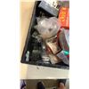 Image 3 : TRAY OF SHOP HARDWARE, DORE SEAL, RENOVATION SUPPLIES