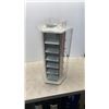 Image 1 : Acrylic hexagon locking display case 27 in tall with key