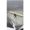 Image 3 : Acrylic hexagon locking display case 27 in tall with key