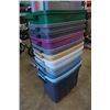 Image 2 : 11 storage totes with lids