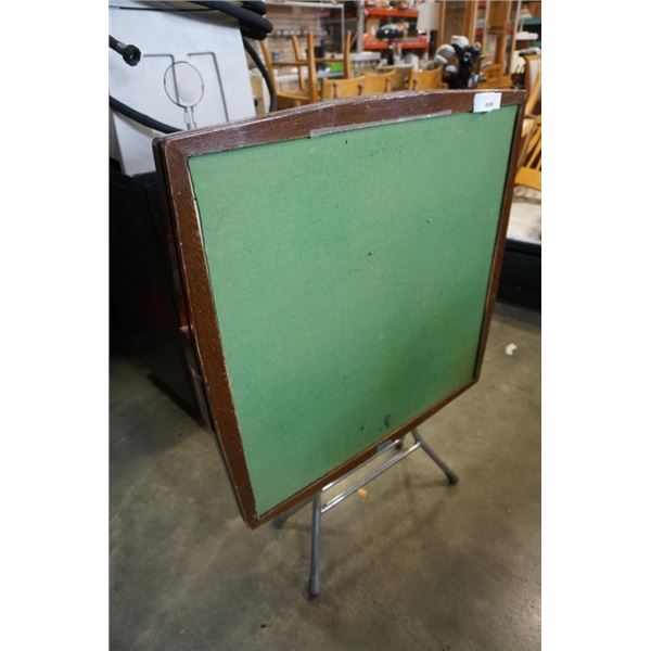 VINTAGE FELT TOP TILTING TABLE