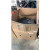 Image 1 : Large box and backpacks and bags