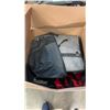 Image 2 : Large box and backpacks and bags