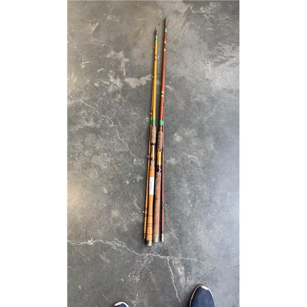 Eagle Claw drift casting rod 8 and 1/2 foot and Eagle Claw 9-foot custom rod