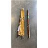 Image 1 : Vintage Eagle Claw Sports West custom Packer 7 1/2 foot 4 piece fly rod as new and vintage Eagle Cla