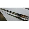 Image 1 : Lot of 3 fishing rods and one reel Johnnie Walker and Garcia