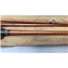 Image 8 : Antique heddon 8 foot 3 piece bamboo fly rod with original sleeve and tube