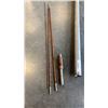 Image 2 : Antique 4-Piece split cane fly fishing rod with tube