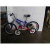 Image 1 : BLUE GREY INFINITY KIDS BIKE AND RADIO FLYER KIDS BALANCE BIKE