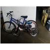 Image 1 : Blue Magna shale 1010 youth bike and Hot Wheels skeleton kids bike