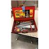 Image 2 : Vintage erector set in metal case