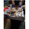 Image 1 : Tray of porcelain figures and coasters