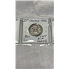 Image 3 : 3 CANADIAN SILVER 25 CENT LAST GEORGE VI 1951-1952 FIRST ELIZABETH II 1953  .800 SILVER