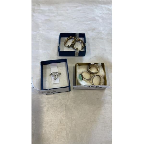 925 SILVER RINGS AND EARRINGS