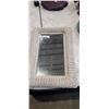 Image 1 : WHITE WICKER MIRROR