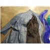 Image 2 : Overa leather Overcoat with two boas