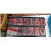 Image 2 : Approximately 1970 drag racing wood sliding # sign