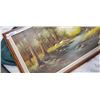 Image 2 : LARGE NATURE PAINTING ON CANVAS