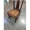 Image 3 : Vintage wood cane seat rocking chair