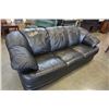 Image 2 : BLACK LEATHER SOFA