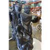 Image 2 : TWO 25 INCH EASTERN GARDEN FIGURES - SOME DAMAGE