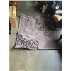 Image 1 : 5 FOOT 3 X 7 FOOT 5 GREY AREA CARPET
