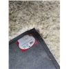 Image 3 : 5 foot by 7 foot white shag rug