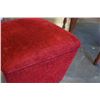 Image 2 : Vintage red storage footstool
