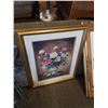 Image 2 : Two framed Albert Williams prints and framed  cross stich