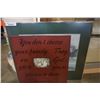 Image 1 : FRAMED PRINT AND PICTURE FRAME