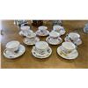 Image 1 : 9 CHINA CUPS AND SAUCERS, QUEEN ANNE, ROYAL OSBORNE AND OTHERS