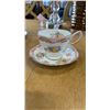 Image 8 : 9 CHINA CUPS AND SAUCERS, QUEEN ANNE, ROYAL OSBORNE AND OTHERS