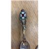 Image 3 : LOT OF SPOONS AND COLLECTOR SPOONS MARKED STERLING SILVER