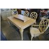 Image 1 : DINING TABLE W/ LEAF AND 6 CHAIRS