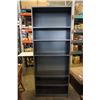 Image 1 : GREY BOOKSHELF 80 INCH TALL 11 DEEP 32 WIDE