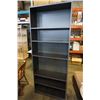 Image 2 : GREY BOOKSHELF 80 INCH TALL 11 DEEP 32 WIDE