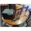 Image 1 : Vintage sewing storage stool and vintage metal superbuilt duster sprayer