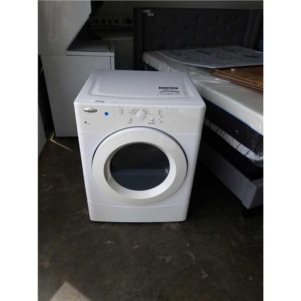 WHITE WHIRLPOOL ACCUDRY FRONT LOAD DRIER - TESTED AND WORKING